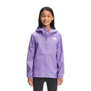 THE NORTH FACE sz L ZIPLINE RAIN JACKET GIRLS' | Purple
